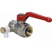 Zawory i kraniki - Effebi EFFEBI ASTER ACS Zawór kulowy z z kurkiem spustowym 3/4" 2375R405 - miniaturka - grafika 1