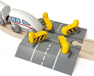 Hape TRAIN Przejazd kolejowy GXP-587223 - Pociągi dla dzieci - miniaturka - grafika 2