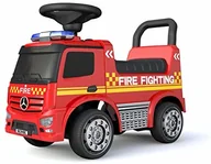 Jeździki dla dzieci - TURBO CHALLENGE Turbo Challenge Pomoc w nauce chodzenia Mercedes Antos Strażak  119204  czerwony  waga maks. 25 kg  od 12 miesięcy 119204 - miniaturka - grafika 1