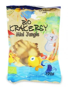 Bio Ania KRAKERSY MINI JUNGLE BIO 100 g - - Przekąski dla dzieci - miniaturka - grafika 3