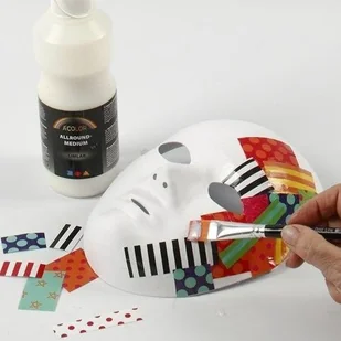 Creativ Company A/S Maska z pulpy papierowej - Pozostałe akcesoria dla plastyków - miniaturka - grafika 5