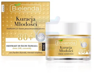 Bielenda Kuracja Młodości Naprawczy krem przeciwzmarszczkowy80+ 50ml - Kremy do twarzy - miniaturka - grafika 2