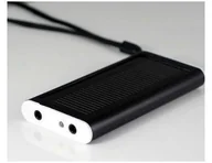 Ładowarki i akumulatory - Kacper Gucma Akumulator zewnętrzny Power Bank 1350mAh Li-Polymer DC 5.5V 0.5-1A z panelem słonecznym - miniaturka - grafika 1