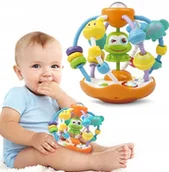 Zabawki interaktywne dla dzieci - Artyk Grzechotka z muzyką i światłem w pudełku 129339 - miniaturka - grafika 1