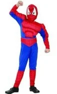 GoDan strój dla dzieci Spiderman, rozmiar 130/140 cm - Stroje karnawałowe - miniaturka - grafika 3
