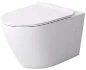 Deski sedesowe - Massi Decos Mini Deska sedesowa wolnoopadająca biała MSDS-3673MDUSL - miniaturka - grafika 1