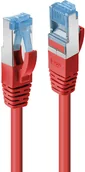 Kable miedziane - Lindy 47160 Kabel sieciowy skrętka) RJ45 Cat.6a S/FTP LS0H Czerwony 0,3m LY-47160 - miniaturka - grafika 1