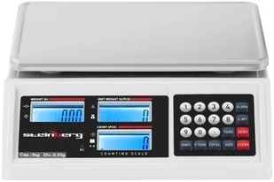 Steinberg Waga licząca - 3 kg / 0,05 g - LCD 10030498 SBS-ZW-30005 - Wagi specjalistyczne - miniaturka - grafika 5