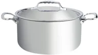 Garnki - DE BUYER Garnek wysoki z pokrywą Affinity, 10, 4 l, srebrny - miniaturka - grafika 1