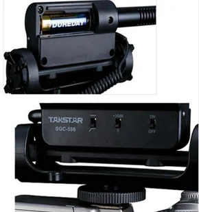 Takstar Mikrofon do kamer SGC-598 czarny Takstar STC-598 mikrofon do kamer - Kamery cyfrowe - akcesoria - miniaturka - grafika 4