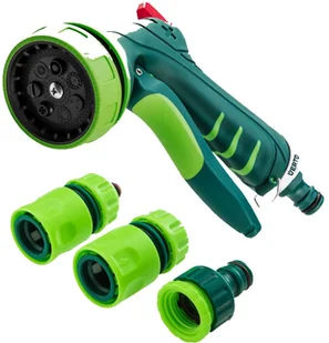 Topex Grupa sp. z o.o. S.K. Zestaw z pistoletem zraszającym złączkami przyłączem do kranu 1/2 15G713 - Narzędzia warsztatowe - miniaturka - grafika 2