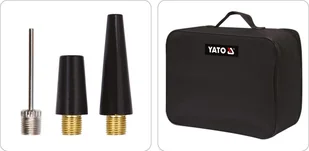 Yato KOMPRESOR SAMOCHODOWY Z LAMPĄ LED 12V 180W YT-73460 - Sprężarki i kompresory - miniaturka - grafika 6