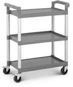 Wózki na żywność - Royal Catering Wózek kelnerski - 3 półki - 60 kg RCSW-3P2 - miniaturka - grafika 1