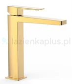 Baterie umywalkowe - Tres Slim Exclusive bateria umywalkowa złoty 20210303OR - miniaturka - grafika 1