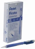 Ołówki - Pentel Fiesta druku ołówki 0,5 MM Kopalnia 12 sztuki niebieskiej trzon AX105-CO - miniaturka - grafika 1