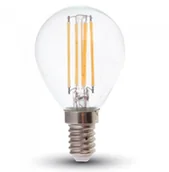 Żarówki LED - V-TAC Żarówka LED 4W Filament E14 P45 Kulka VT-1996 4000K 400lm - miniaturka - grafika 1