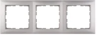 Wyłączniki światła i elektryczne - Berker B.Kwadrat Ramka potrójna alu 5310138994 - miniaturka - grafika 1