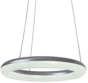 Rabalux LAMPA wisząca GEORGINA 2565 okrągła OPRAWA zwis LED 24W pierścień ring z pilotem chrom przezroczysty 2565 - Lampy sufitowe - miniaturka - grafika 2