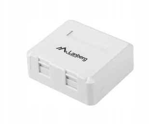 LANBERG Puszka Natynkowa Na Dwa Moduły Keystone - Narzędzia sieciowe - miniaturka - grafika 2