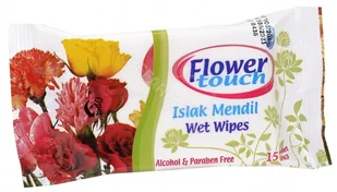 Inny Flower Touch chusteczki nawilżane 15 sztuk - Waciki, płatki i patyczki kosmetyczne - miniaturka - grafika 2