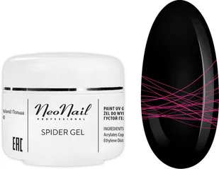 Neonail SPIDER GEL NEON PINK 5ML - Lakiery do paznokci - miniaturka - grafika 3