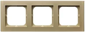 Klawisze i ramki - LEDart 3-krotna, pozioma i pionowa - Ospel SONATA R-3R/39, kolor szampański złoty - miniaturka - grafika 1
