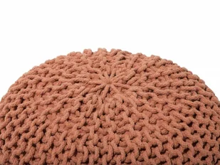 Beliani Puf miedziany 50 x 35 cm CONRAD - Pufy i podnóżki - miniaturka - grafika 6