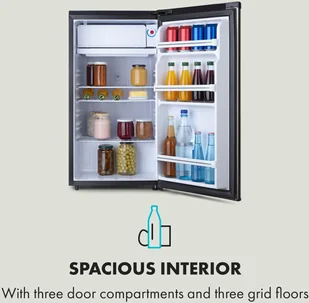 Lodówka Klarstein HEA19-Yummy-90Lblk - Lodówki - miniaturka - grafika 5