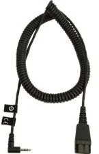 Jabra QD to 2,5 mm (spiralny 0,5-2 m) - Centrale telefoniczne - miniaturka - grafika 2