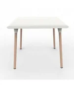 Stoły - Resol Stół Wood New Flash 90 White 4396 - miniaturka - grafika 1