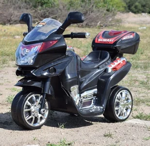 Super-Toys s Nowy motor,motorek B/ ST-C051 GB-C051-SREBRNY - Pojazdy elektryczne dla dzieci - miniaturka - grafika 12