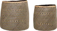 Pudła i pojemniki do przechowywania - Bloomingville Kosze do przechowywania Heddy 2 szt. 90903659 - miniaturka - grafika 1