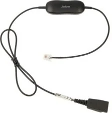Jabra Smart Cord, QD to RJ9, coiled, with 8-position switch configurator 88001-0 (88001-04) - Kable komputerowe i do monitorów - miniaturka - grafika 4