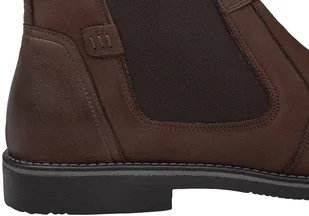 Krisbut Trzewiki ocieplane Sztyblety 6446-7-7 Brązowe 20077 - Buty zimowe męskie - miniaturka - grafika 5