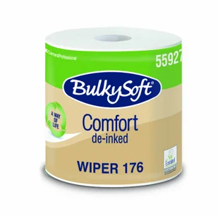 BulkySoft Czyściwo papierowe Comfort 2w 176 m białe celulozowe posiada certyfikat ISEGA 55927 - Folia, papier śniadaniowy, serwetki - miniaturka - grafika 2