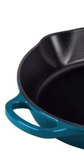 Le Creuset Patelnia do smażenia i serwowania Signature 26 cm 20187266420422 - Patelnie - miniaturka - grafika 3