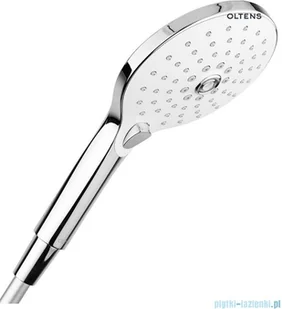 Oltens Saxan EasyClick Gide zestaw prysznicowy chrom/biały 36006110 - Zestawy prysznicowe - miniaturka - grafika 2
