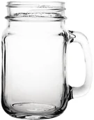 Wyposażenie lokali gastronomicznych - Olympia Szklany słoik z rączką | 450ml | 12szt. CE678 - miniaturka - grafika 1