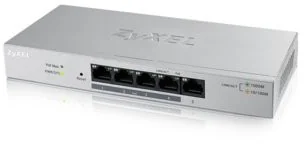 Zyxel ZyXEL 5-Port Gigabit Web Managed PoE + Switch with 60 Watt Budget [GS1200  5hpv2] GS1200-5HPV2-EU0101F - Switche - miniaturka - grafika 2