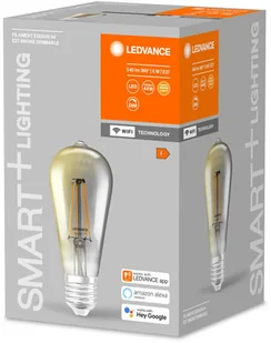LEDVANCE SMART+ LEDVANCE SMART+ WiFi filament Edison 44 E27 6W 825 - Systemy inteligentnych domów - miniaturka - grafika 2