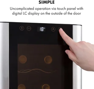 Klarstein Reserva 8 Slim Uno - Chłodziarki do wina - miniaturka - grafika 4