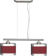 Lampy sufitowe - Kaja ALFRED OLSZEWSKI Żyrandol K-2161 z serii SELENE satyna czerwony - miniaturka - grafika 1