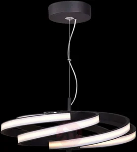 LIS Poland Dekoracyjna lampa wisząca LED Zoya, czarna - Lampy sufitowe - miniaturka - grafika 4