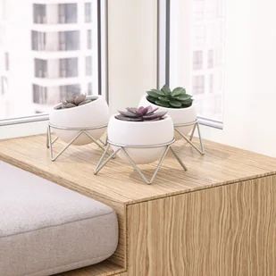 Umbra Komplet doniczek Potsy 3 szt. białe 1013191-670 - Donice - miniaturka - grafika 3