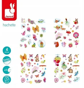 Janod zestaw naklejek Pokaz mody Syrenki - Zabawki kreatywne - miniaturka - grafika 5