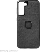 Etui i futerały do telefonów - Peak Mobile Everyday Fabric Case Samsung Galaxy S21 - Charcoal - miniaturka - grafika 1