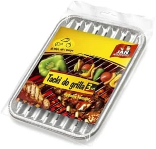 Jan Niezbędny TACKI DO GRILLA PROSTOKĄTNE MAŁE 3+1 SZTUK 8571015986 - Akcesoria do grilla - miniaturka - grafika 2