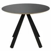 Stoły - Stół Mezzanotte 60cm czarny - miniaturka - grafika 1