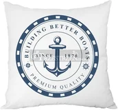 Poduszki dekoracyjne - French home PODUSZKA OZDOBNA FRENCH HOME - KOTWICA BIEL - miniaturka - grafika 1