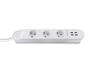 Systemy inteligentnych domów - AZzardo SMART Listwa zasilająca WiFi Power Strip+USB 32A AZ3477 AZzardo - miniaturka - grafika 1